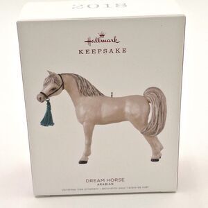 HALLMARK Keepsake 2018 DREAM HORSE Arabian Show Pony CHRISTMAS ORNAMENT